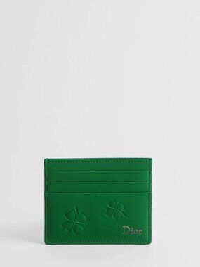 Christian Dior Clover Embossed Calfskin